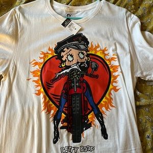 Betty Boop motorcycle shirt